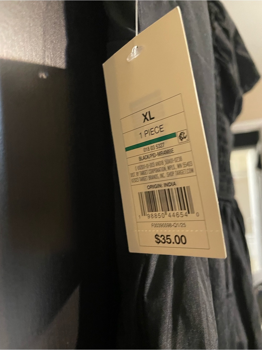 NWT - A New Day - Classic Black Puff-Sleeve Midi Dress - Picture 8 of 8